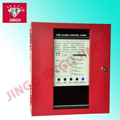 China Conventional fire alarm 24V 2 wire systems control panel 4 zones for sale