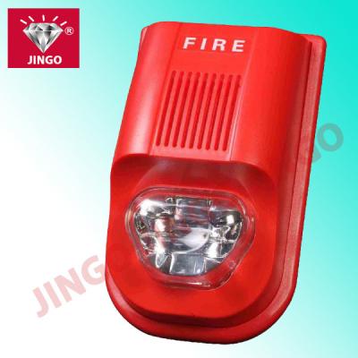 China Addressable firefighting alarm systems 24V strobe horn,flash light with sounder for sale