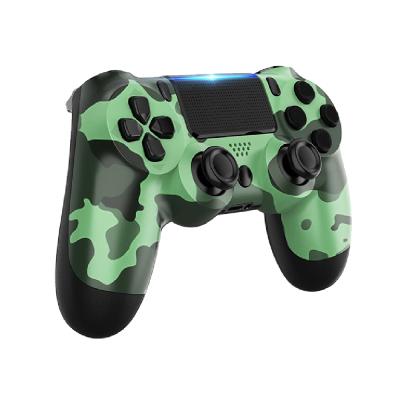 China Touch Buttons Shock 4 Gamepad Dual Wireless Controller Camouflage Color Joystick for PS4 Gamepad for sale