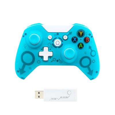 China Green VIBRATION MOTOR GOTOGETHER New Style 2.4G Wireless Game Controller for xbox one gamepad with 360 and PC for sale