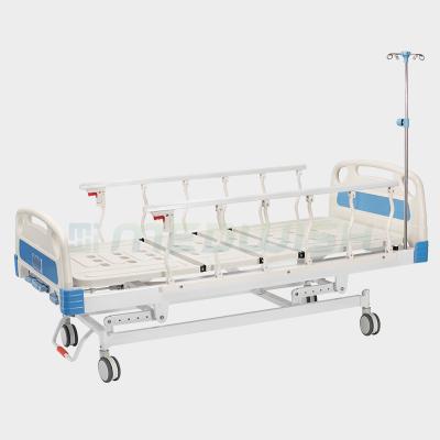 China 3 Functions AG-BMS002B Hospital Furniture ABS Bed Panel 3 Functions Clinic Brands Beds Manufacture Equipment Medical Hospital Bed For Sale for sale