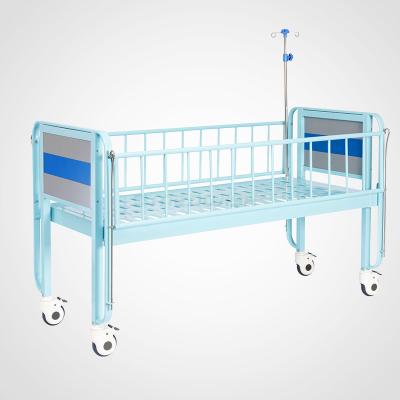 China AG-CB003 high quality metal steel frame plus plastic board furniture child medical bed in children hospital beds for sale for sale