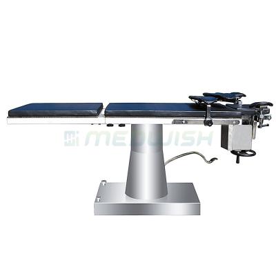 China AG-OT028 OT orthopedic metal room therapy china hospital medical clinic manual surgical operating table with factory price for sale