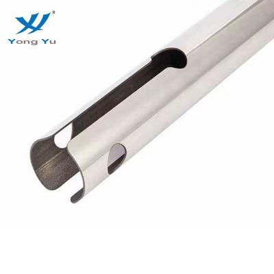 China Construction Decoration Customized Stainless Steel Tube 304 Stainless Steel Pipe Stainless Steel Pipe Special Shaped Silver Tube for sale