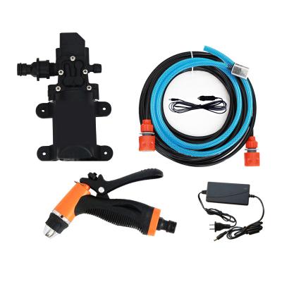 China New China-chic DC 12V Mini Car Washer Electric Water Pump with 21.3 Feet PVC Hose for Car Home Garden for sale