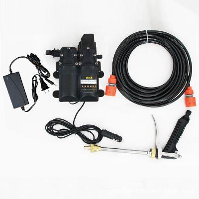 China China-chic New Double Motor Pressure 12V DC Washer Small High Pressure Car Wash Equipment Mini Car Washer for sale