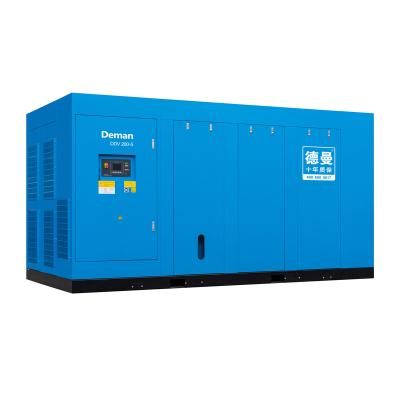 China China Factory 200kW Big Power 5bar Permanent Variable Speed ​​Screw Air Compressors Textile Long Life Low Speed ​​High Quality Energy Saving for sale