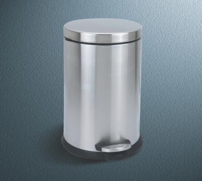 China Modern 3 Liter Stainless Steel 304 Pedal Waste Bin For Five Star Hotel Room for sale