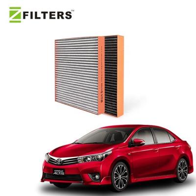 China Welt-blown+Activated Carbon Efficiency 95% Capture PM2.5 Cabin Filter With Activated Carbon for sale