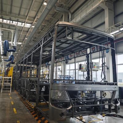 China ODM Grote capaciteit elektrische bus assemblagelijn Bus chassis, elektrische bus carrosserie, bus assemblagelijn Te koop