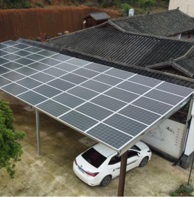 China Patio de aluminio para automóviles con paneles solares Parking Lot SP-1 Aplicación multi-escenario en venta