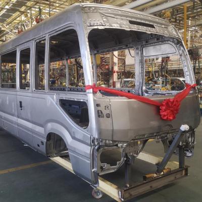 China Assemblagelijn voor middelgrote bussen Assemblage van achtbanen met 19 zitplaatsen Fabrieksondersteuning CKD/SKD Te koop