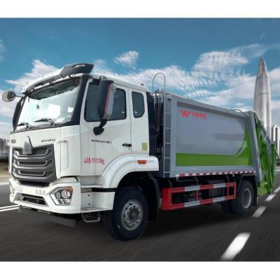 China Special Purpose Vehicle Cabin Removable Rubbish Truck Compressed Rubbish Truck for sale