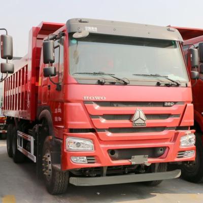 China Große Kapazität verwendet HOWO 7H Dump Trucks mit vorderen Radstand 2022mm und maximale Leistung 380 PS zu verkaufen