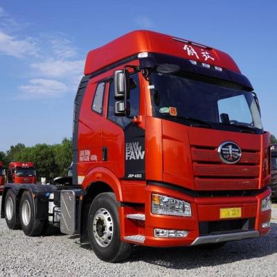 China High-performance Used Tractor FAW J6P 6x4 40 Tons Load Heavy-Duty Operations for sale