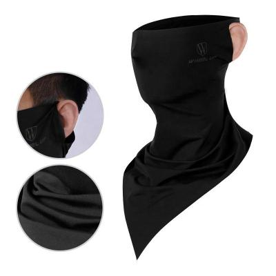 China Quick Drying Sports Protective Ice Cloth Polyester +spandex Material Cycling Face Sun Mask for sale