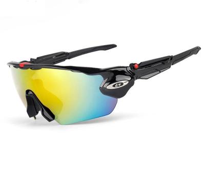 China Lightweight Photochromic UV Protection Glass Cycling Lenses Polarized Glass Ok Mountain Bike Sunglasses for sale