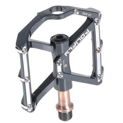 China Durable Aluminum Alloy Cycling Flat CNC Mountain Bike Bicycle Pedals Outdoor Sports Cycling Pedals for sale