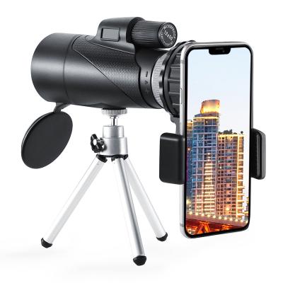 China New Large Aperture 10X50 HD Monocular Telescope Can Be Linked With Mobile Phone Camera 10X50 Telescope for sale