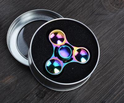 China EDC New Round color fidget hand spinner, decompression fidget spinner toys factory price for sale