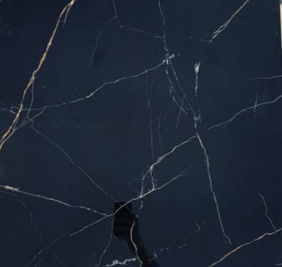 China Residential Dark Blue Porcelain Tile , Square Polished Ceramic Tiles 800x800mm for sale