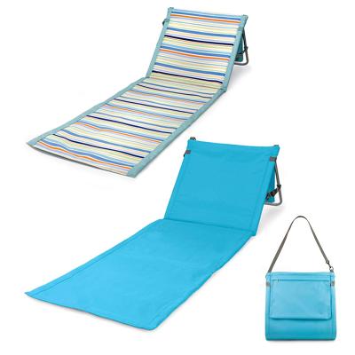 China Fashion Beach High Quality Striped Blanket And Folding Beach Lounger For Backpack Disposable Type Easy To Carry for sale