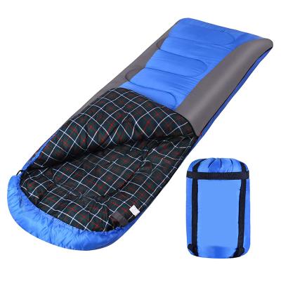 China Single outer thickened sleeping envelope bag type to keep warm and cold single waterproof sleeping bag for sale