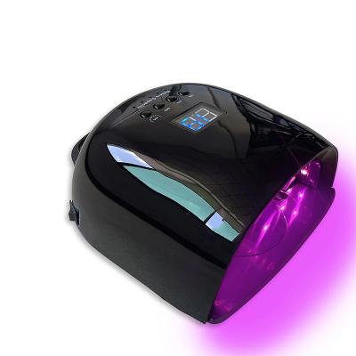 China Rechargeable LED Gel Nail 86W Digital UV Lamp Manicure Dryer Gel Nail Fast Curing Light For Nail Polish for sale