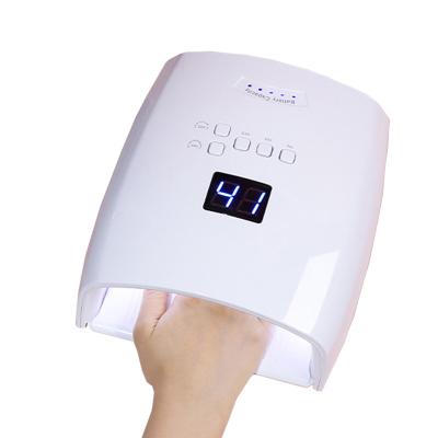 China Professional Nail Lamp 48W Battery Gel Dryer S10 Pedicure Polish Light Wireless UV Rechargeable Built-in Plastic LED Manicure Nail Lamp for sale