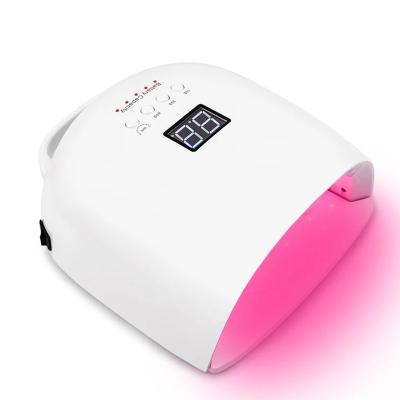 China 86W LED Gel Nail Dryer UV Lamp Fast Cure LED Rechargeable UV Light For Cordless Nail Art Nails Lamp for sale