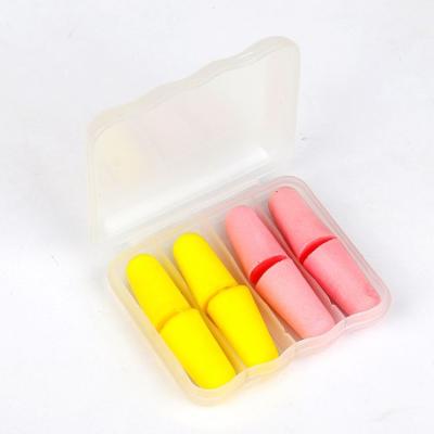 China Reduce Harmful Noises Custom Colors Soft Silicone Deepsleeps Protective Earplugs In Plastic Case Ear Sleep Plugs for sale