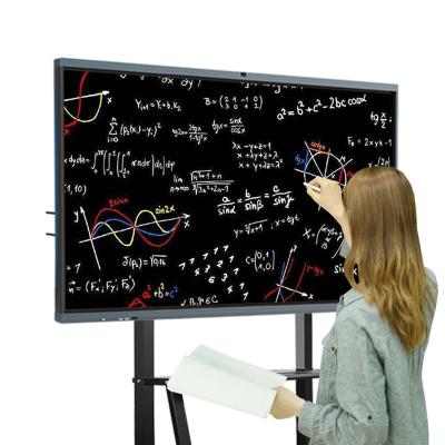 China Conference 65 75 85 86 98 100 Inch Flat Panel Smart Education Interactive Whiteboard Conference Board for sale