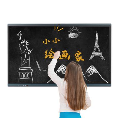 China 75 Inch School APP Touch Screen Monitor Interactive Whiteboard Whiteboard Conference For Kids for sale