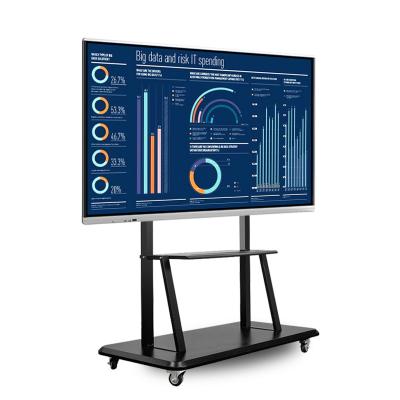 China Conference Professional 55 Electronic Display Touch Screen Monitor Screen Interactive Drawing Whiteboard for sale