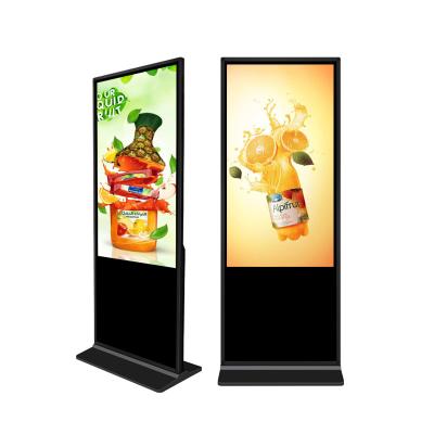 China 55 inch indoor indoor with wifi usb sms remote control monitor digital signage screens and displays advertising for dishes. for sale