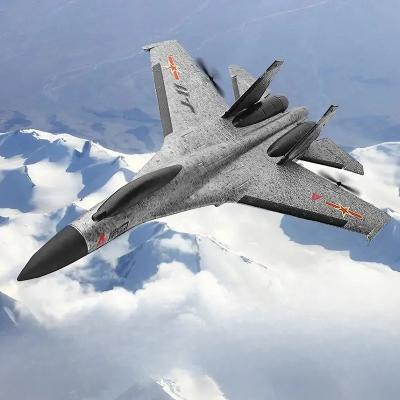 China 2.4G Electric R/C Plane Glider PPE Wltoys Xk A100 2.4G Foam Hobby Model Toy R/C Radio Control Plane Su-27 Rc Miniature Fighter Plane 3Ch for sale