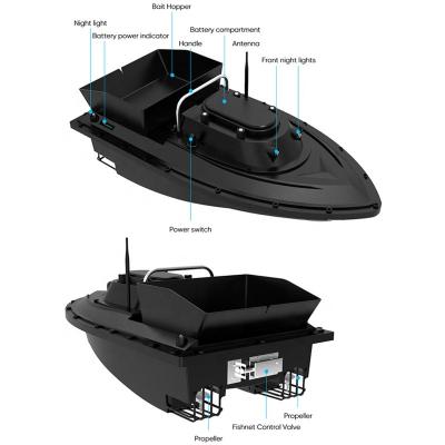 China D12F Boat Cruise 500M Big Hopper Night Cruise 500M Big Hopper Night Lightweight Baitboat RC Yacht Sea Bait Wireless Remote Control Boat D12F for sale