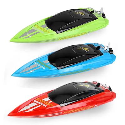 China 2.4G Radio Control Electric Remote Control Speedboat Water Pump 25kmH Fast Waterproof High Speed ​​Boat Toy Radio Control Jetboat RC Jet Boat for sale