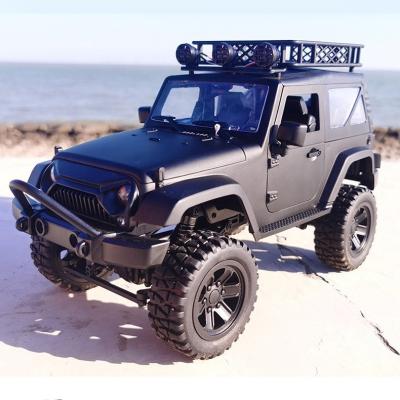 China 4WD 2.4G Plastic 1/14 4Wd 4X4 Rtr Simulation Cowboy Cars Remote Control Rc Crawler Truck Black White Orange For Boys And Kids Toys for sale