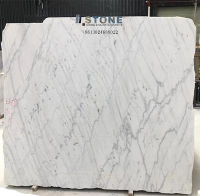 China Traditional Foshan Carrara  white real  marble slabs suppliers for sale