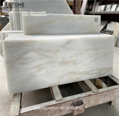 China Modern White marble staircase for hotel lobby floor and wall customized  size chinese white marble steps and marble riser for sale