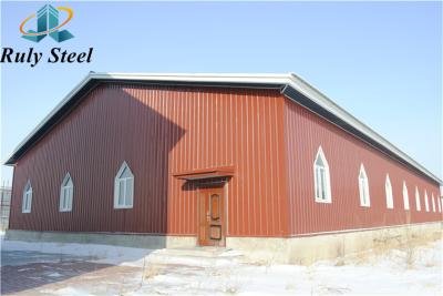 China Pre Engineered Steel Structure Workshop Light Steel Building Hot-Rolled Steel Warehouse en venta