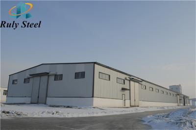 China Single Storey Prefabricated Steel Structure Prefab Storage Buildings en venta