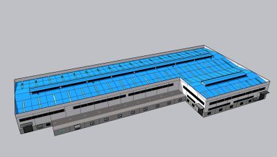 中国 Indoor Galvanized Steel Structure High Strength Long Life Span 販売のため