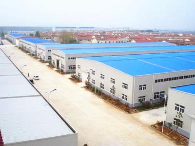 China Prefab Steel Warehouse Buildings / Metal Building Framing Components Fabrication for sale