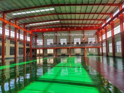 China Pre Manufactured Structural Steel Portal Frames With Floor Coat SGS Certification for sale