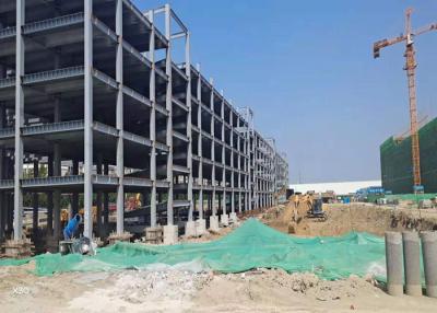 China Multi Storey Steel Frame Construction Steel Warehouse Pre Engineered Steel Structure for sale