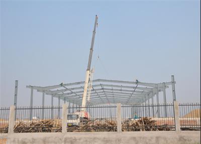 China Prefabricated Steel Structure Construction Warehouse Hot Dip Galvanized for sale