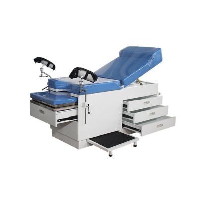 China Clinic Gynecological Obstetric Examination Table With Drawers OEM for sale