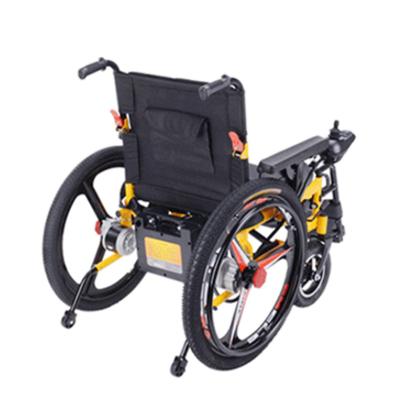 Chine Pliage médical électrique extérieur de batterie du fauteuil roulant 24V 12Ah de transport à vendre